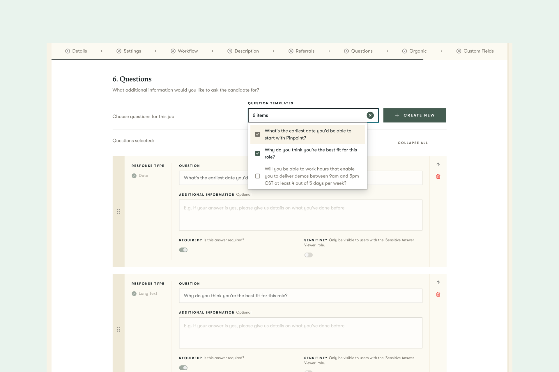 Pinpoint Question Bank